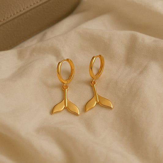 Mermaid Tail Drop Earrings